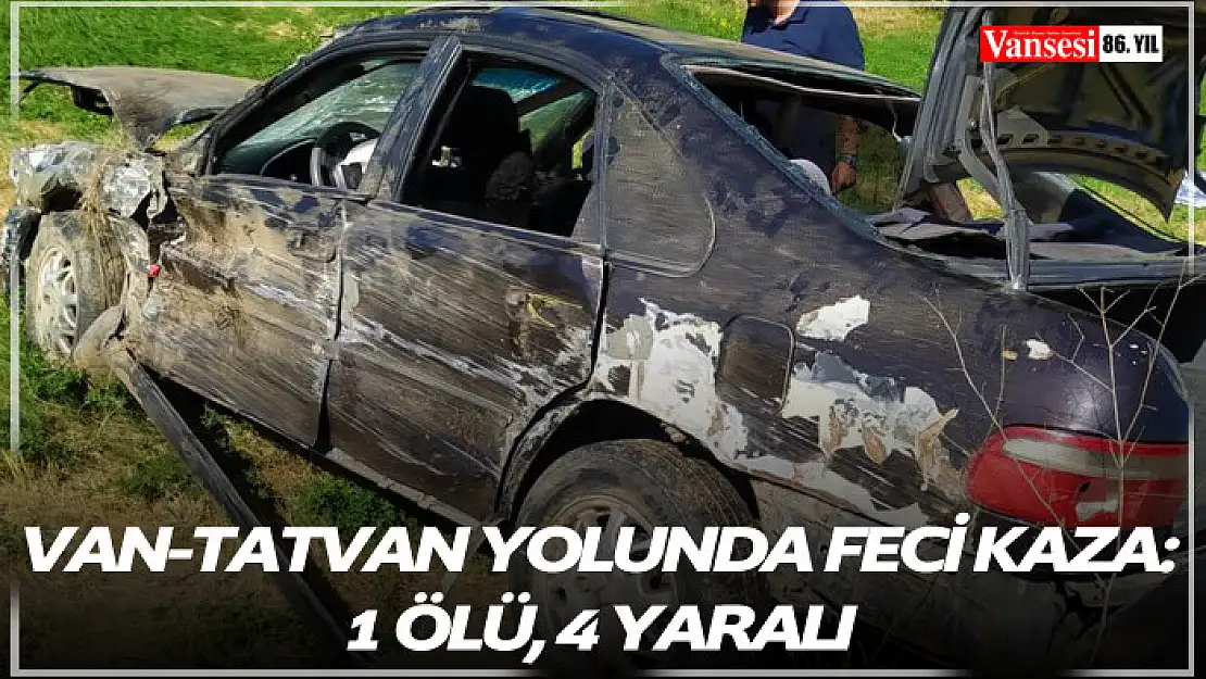 Van-Tatvan Yolunda Feci Kaza: 1 ölü, 4 yaralı