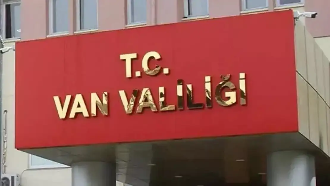 Van Valiliği duyurdu: Tedbirli olun