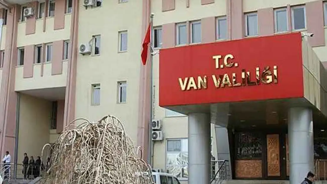 Van Valiliği'nden flaş karar 