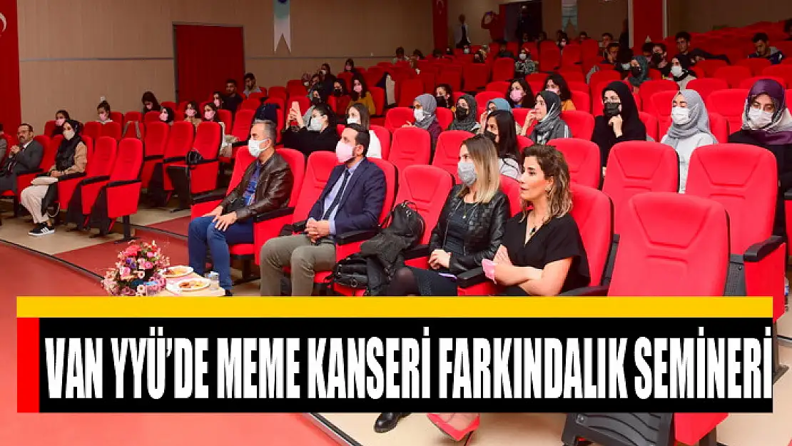 Van YYÜ'de Meme Kanseri Farkındalık semineri