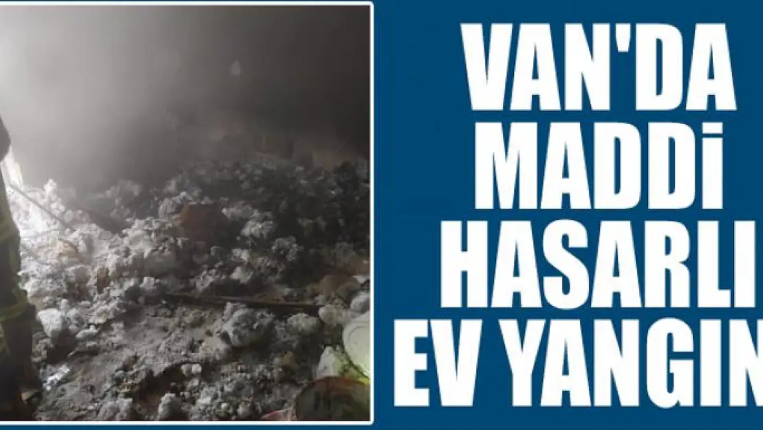 Van'da ev yangını