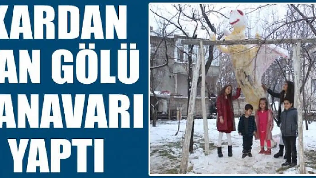 Kardan Van Gölü canavarı yaptı