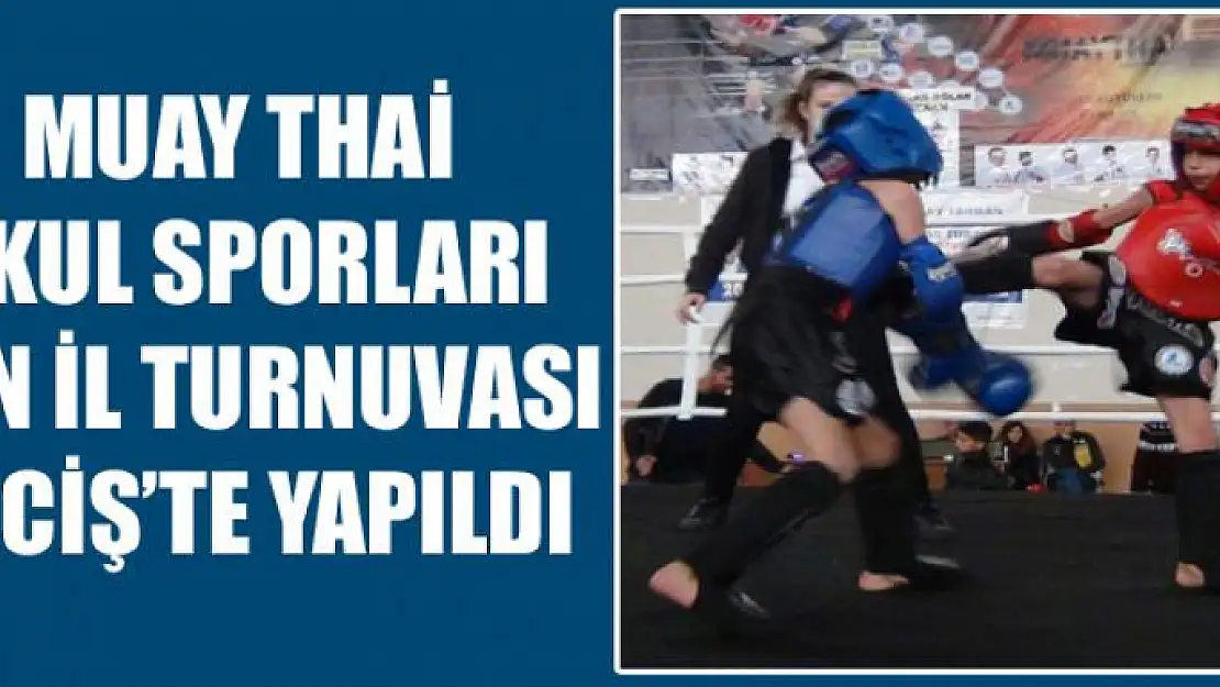 Muay Thai okul sporları Van il turnuvası Erciş'te Yapıldı