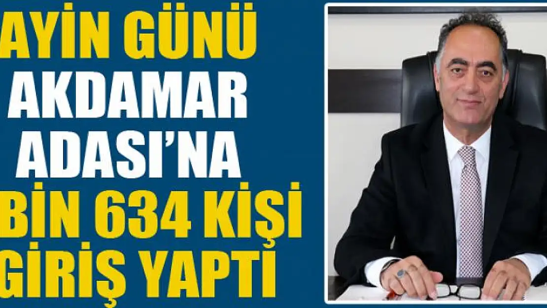 Ayin günü Akdamar Adası'na 4 bin 634 kişi giriş yaptı