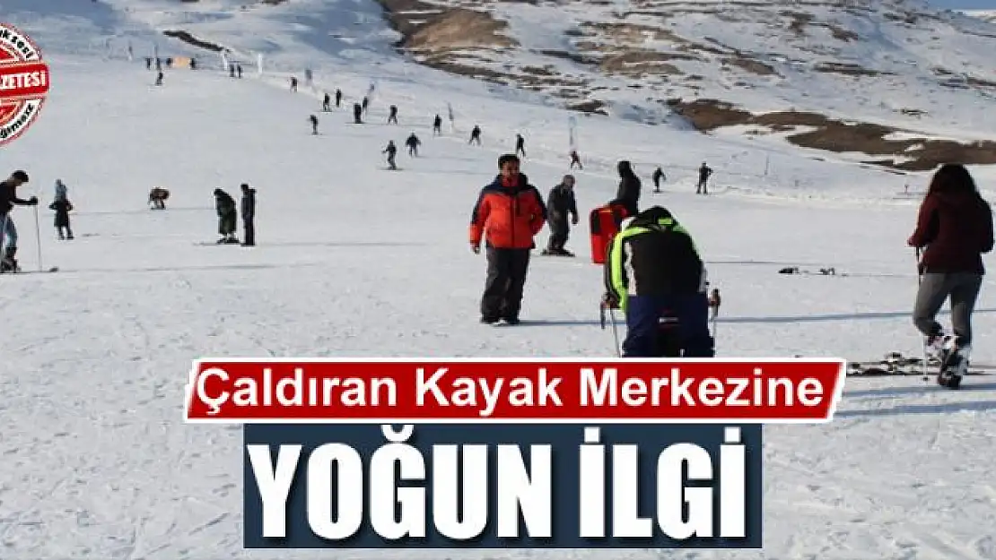 Çaldıran Kayak Merkezine yoğun ilgi 