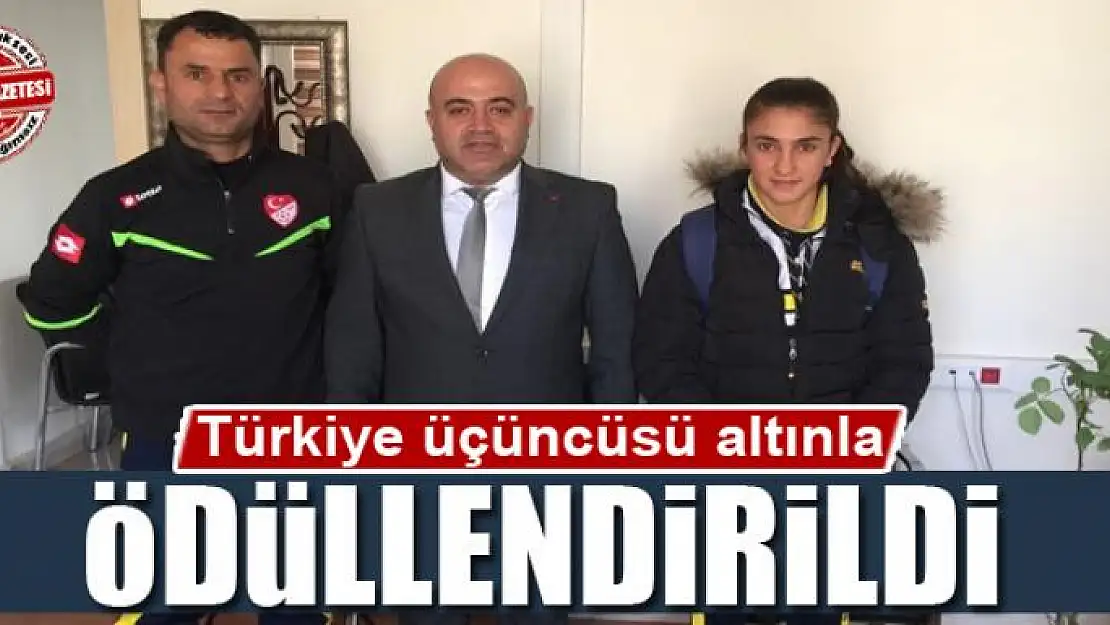 Türkiye üçüncüsü altınla ödüllendirildi