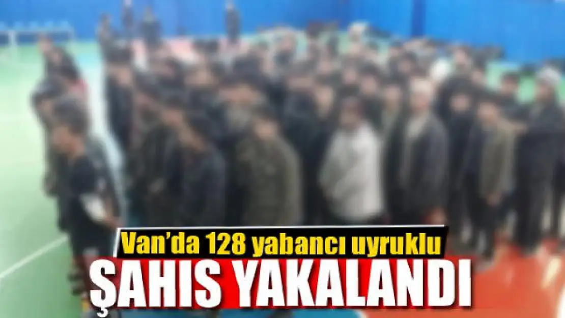 Van'da 128 yabancı uyruklu şahıs yakalandı