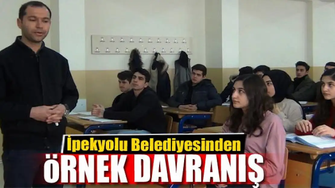 Fedakar öğretmenlerden örnek davranış