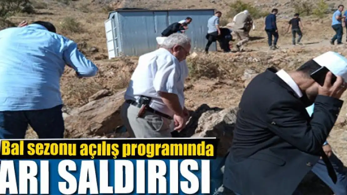 Bal sezonu açılış programında arı saldırısı