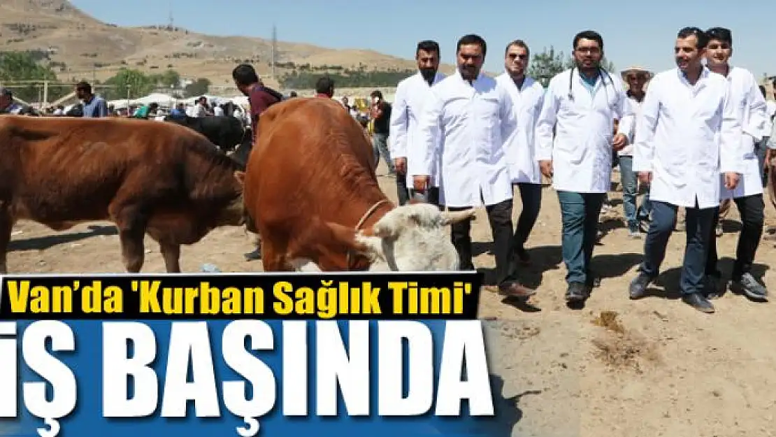 Van'da 'Kurban Sağlık Timi' iş başında