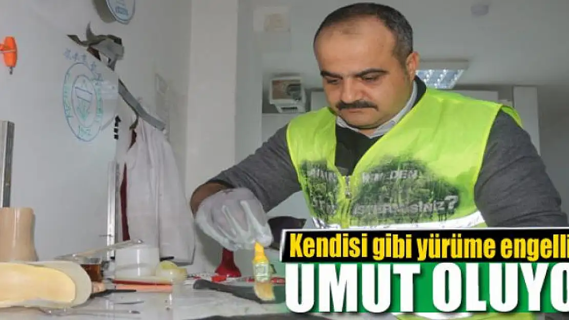 Kendisi gibi yürüme engellilere umut oluyor