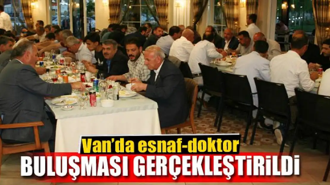 Van'da esnaf-doktor buluşması