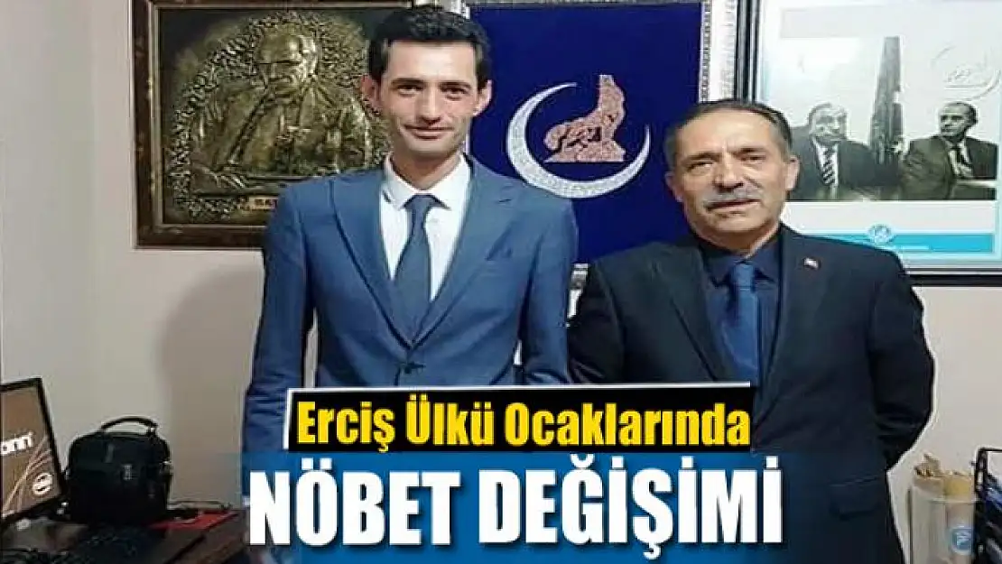 Erciş Ülkü Ocaklarında nöbet değişimi