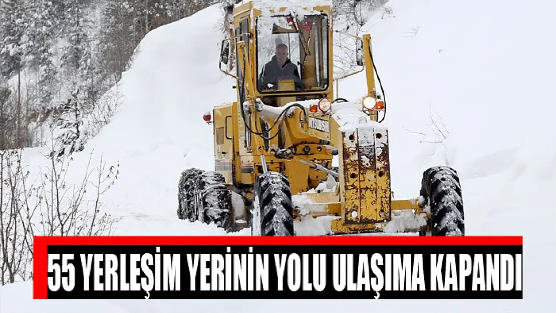 Van'da 55 yerleşim yerinin yolu ulaşıma kapandı