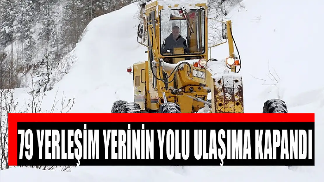 Van'da 79 yerleşim yerinin yolu ulaşıma kapandı