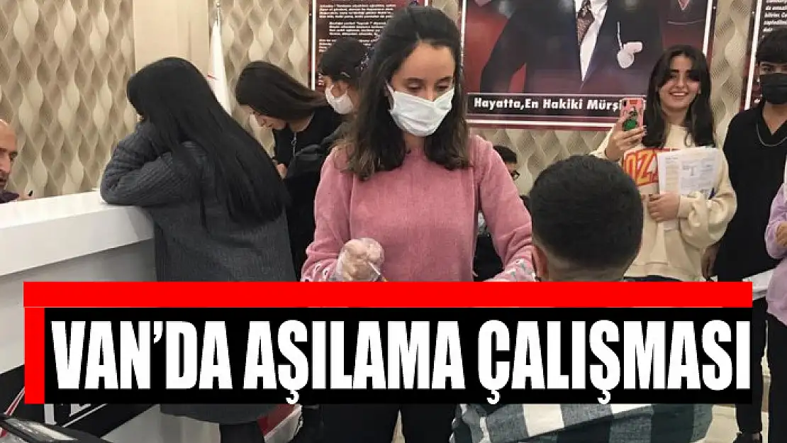 Van'da aşılama çalışması