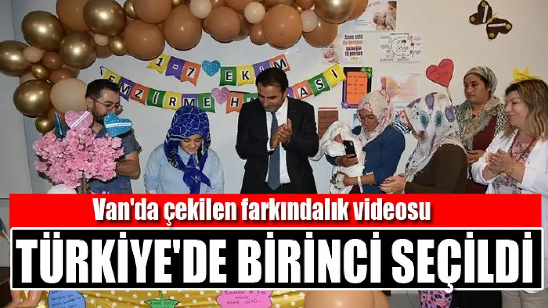 Van'da çekilen farkındalık videosu Türkiye'de birinci seçildi