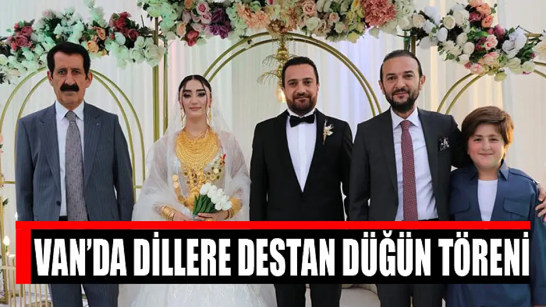 Van'da dillere destan düğün töreni