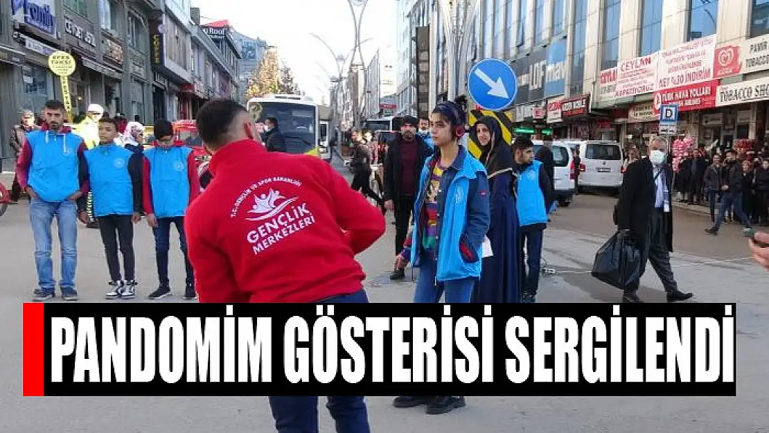 Van'da engelliler için pandomim gösterisi sergilendi