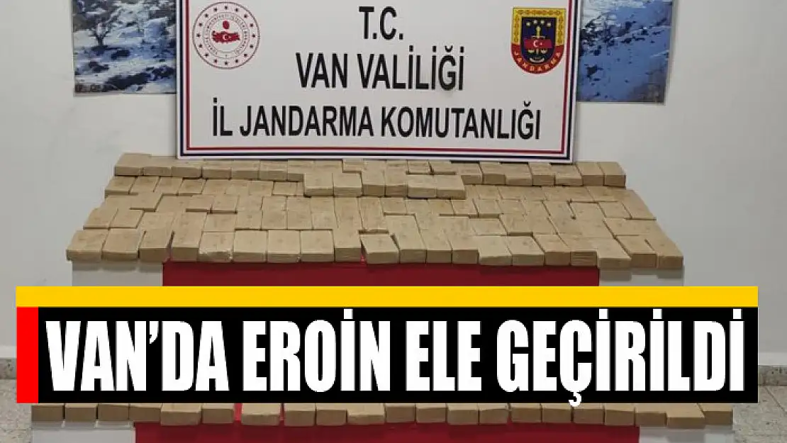 Van'da eroin ele geçirildi