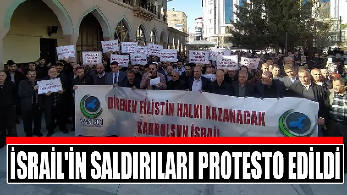 Van'da İsrail'in Mescid-i Aksa'ya saldırıları protesto edildi