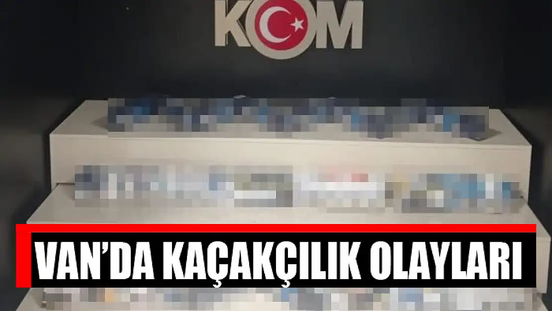 Van'da kaçakçılık olayları