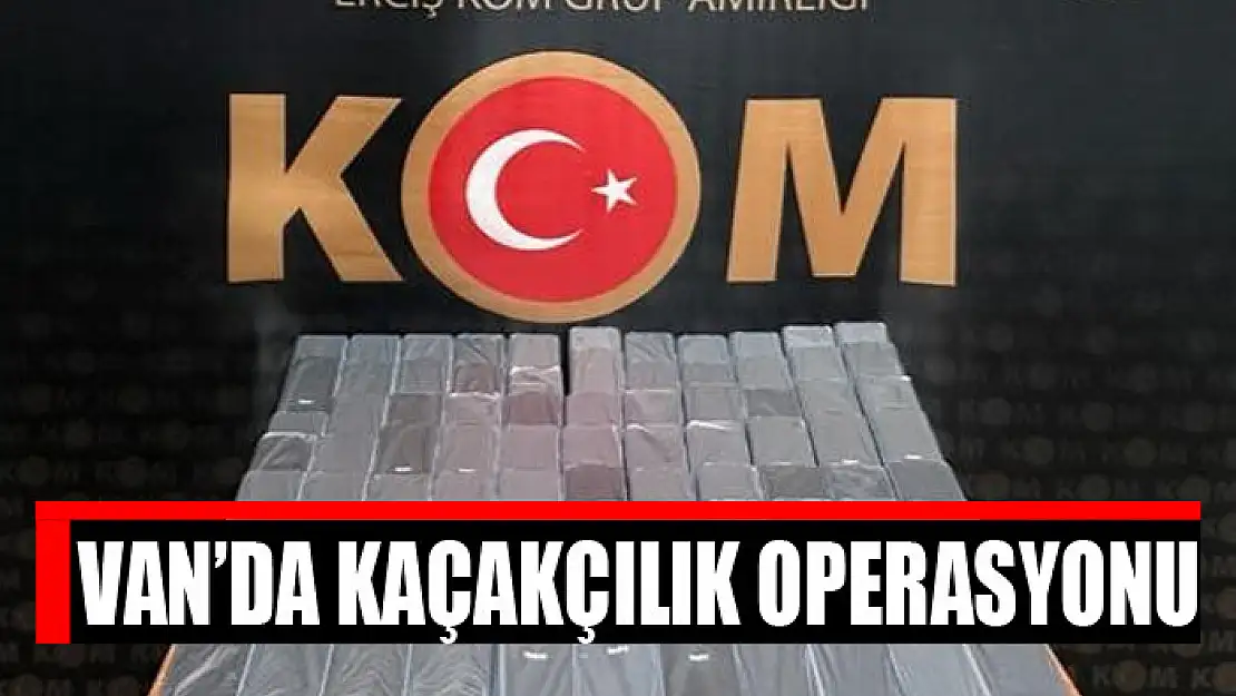 Van'da kaçakçılık operasyonu