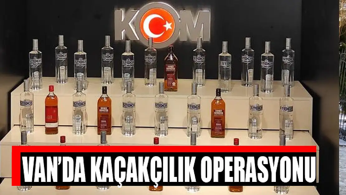 Van'da kaçakçılık operasyonu