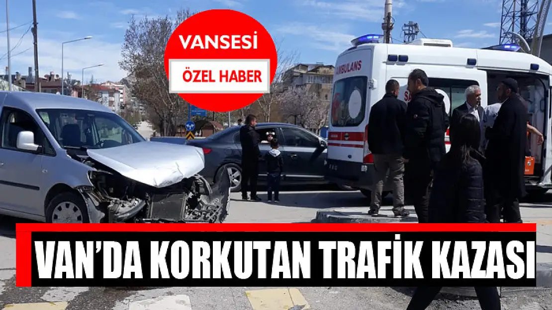 Van'da korkutan trafik kazası