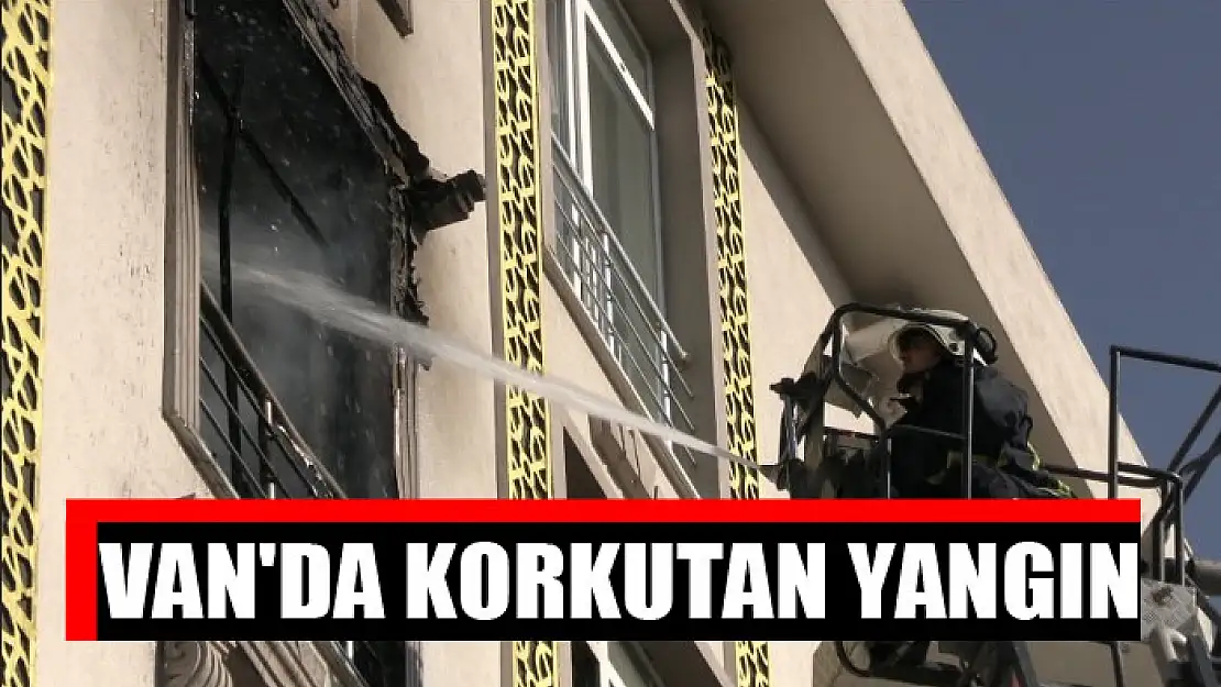 Van'da korkutan yangın