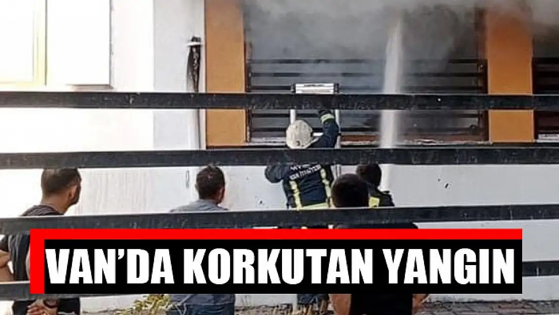 Van'da korkutan yangın