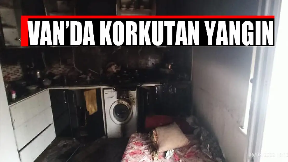 Van'da korkutan yangın