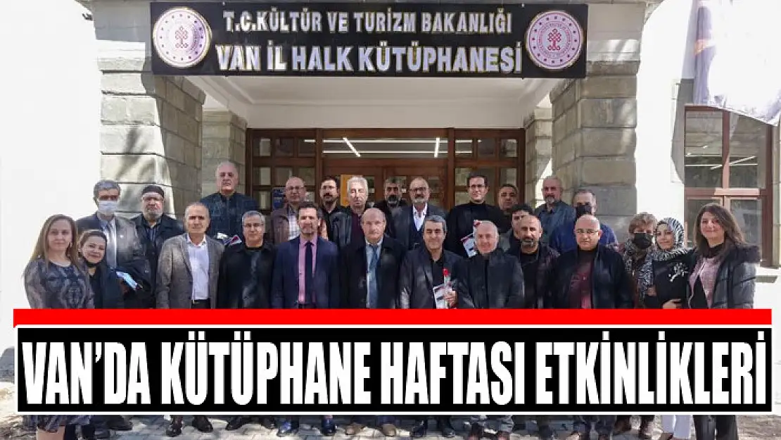 Van'da Kütüphane Haftası etkinlikleri