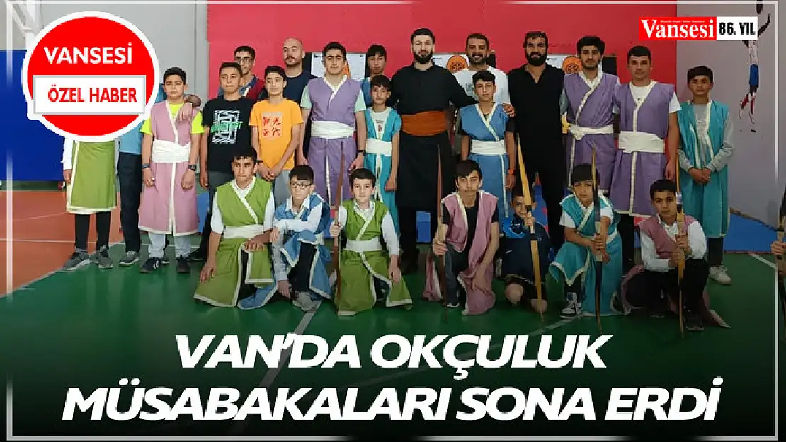 Van'da Okçuluk müsabakaları sona erdi