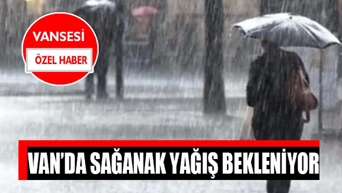 Van'da sağanak yağış bekleniyor