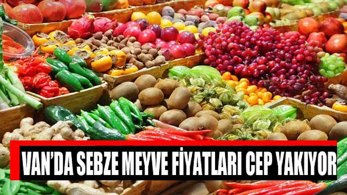 Van'da sebze meyve fiyatları cep yakıyor