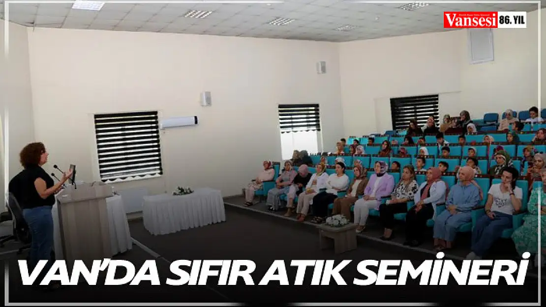 Van'da sıfır atık semineri