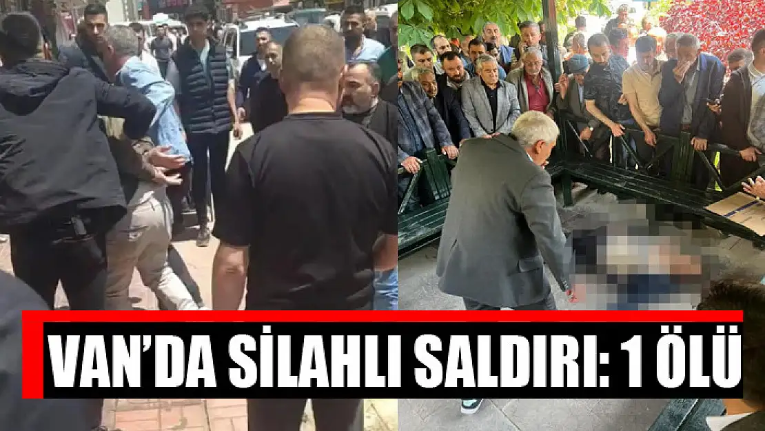 Van'da silahlı saldırı: 1 ölü