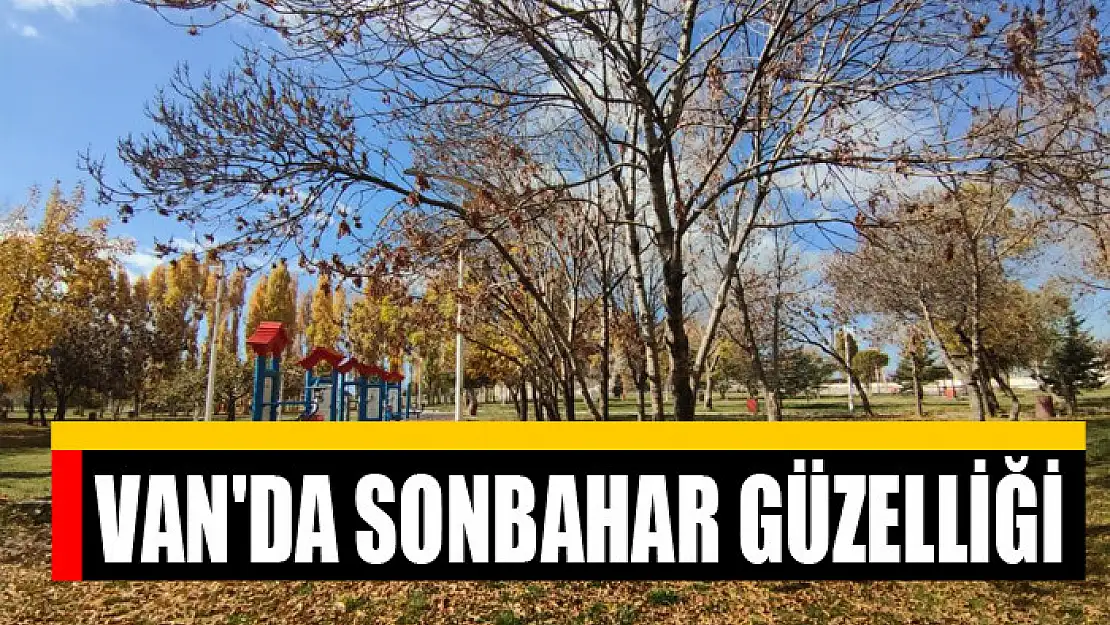 Van'da sonbahar güzelliği