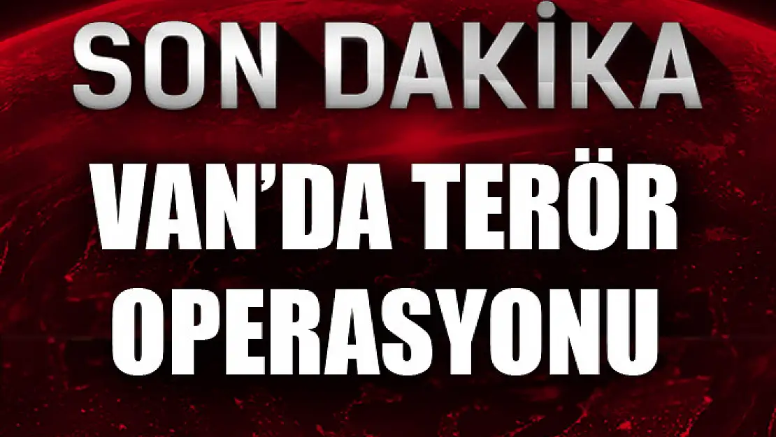 Van'da terör operasyonu