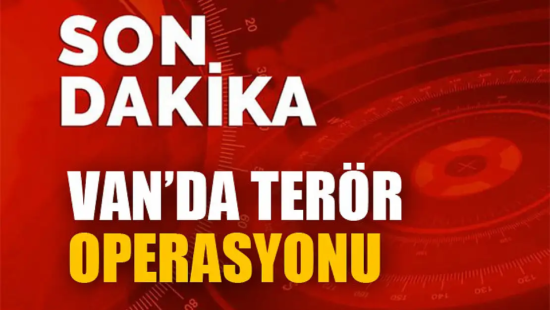 Van'da terör operasyonu