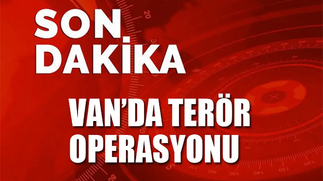 Van'da terör operasyonu