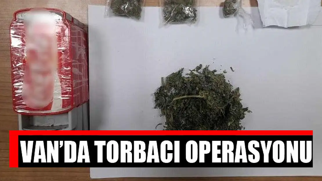 Van'da torbacı operasyonu