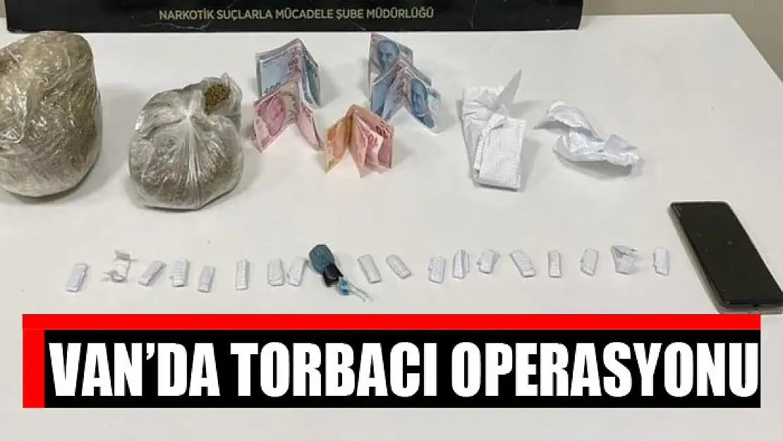 Van'da torbacı operasyonu