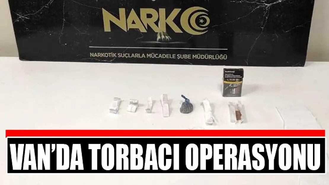 Van'da torbacı operasyonu