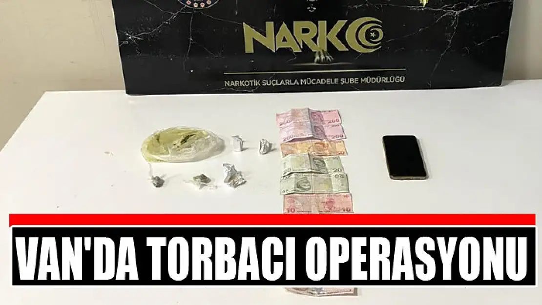 Van'da torbacı operasyonu