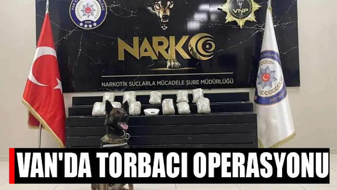 Van'da torbacı operasyonu