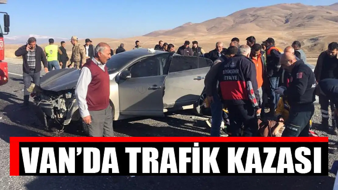 Van'da trafik kazası