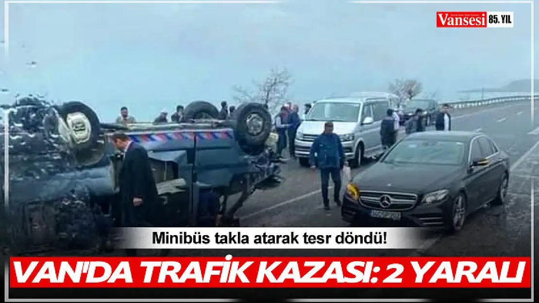 Van'da trafik kazası: 2 yaralı