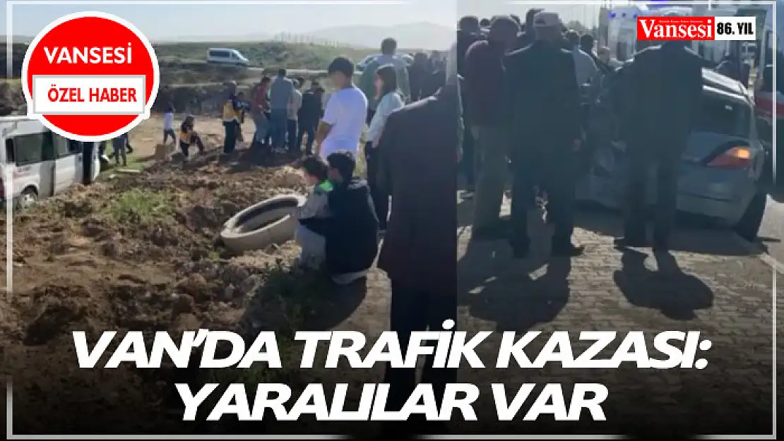 Van'da trafik kazası! Yaralılar var